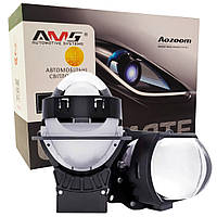 Світлодіодна LED лінза для фар AMS ULTIMATE U7 Square 3.0 F 55W 5500K комплект 2 шт