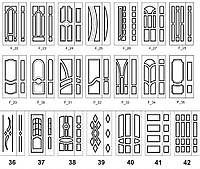 Накладки на меллические двери МДФ 10 мм