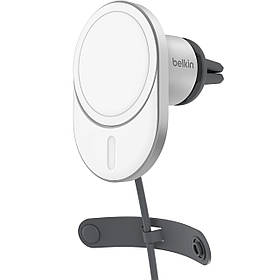 Belkin Автомобільний тримач смартфона MagSafe Qi2 бездротова зарядка, чорний