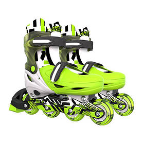 Роликові ковзани Neon Inline, розмір 30-33, зелений