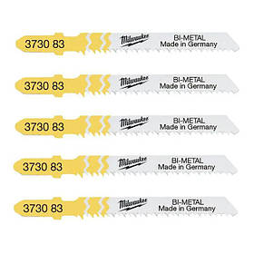 Полотно пиляльне для електролобзика Milwaukee Special для дерева, крок зуба 1.9 мм х 60 мм, 5 шт.