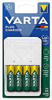 Зарядний пристрій Varta Plug Charger 4хNI MH AA2600 мА•год
