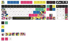 Набір кейкапів Varmilo 121keys Picasso Keycap Set