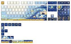 Набір кейкапів Varmilo 130Keys Van Gogh Cherry Profile Keycap Set