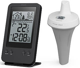 Метеостанція для басейну Sencor, внутр/зовн вимірювання, AAx2+AAx2, темп-ра, чорний