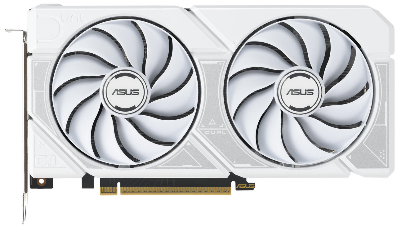 Відеокарта ASUS GeForce RTX 5060 TI 16GB GDDR7 OC DUAL-RTX5060TI-O16G-WHITE білий, фото 1