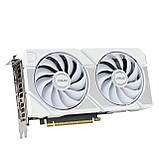 Відеокарта ASUS GeForce RTX 5060 TI 16GB GDDR7 OC DUAL-RTX5060TI-O16G-WHITE білий, фото 7