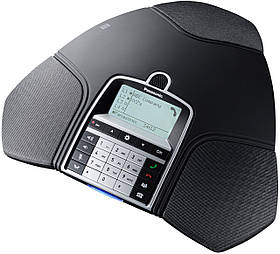 Конференц телефон IP Panasonic KX-HDV800RU 1xFE LAN, 1xUSB Mini-B, 3xRJ11, BT, NFC, SIP, PoE, монохромній