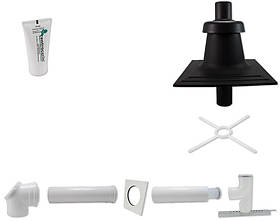 Комплект коаксіальний Buderus GA-K для прокладання в шахті для конденсаційних котлів, діаметр 80/125 мм