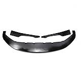 Накладка переднього бамперу BMW G30 G31 рестайл M Performance чорний глянець (губа, спліттер), фото 2