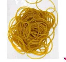 Гумки однотонні для грошей, 50 грам. 8214