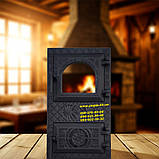 Сковорода чавунна жаровня 50 см для барбекю, мангал, піч, фото 5