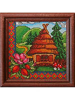 Набір для вишивання хрестом ТМ "Леді" серія "Хатки" Ліси Закарпаття 1273