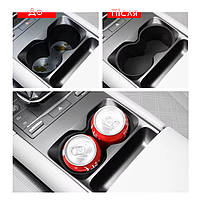 Автомобільний підсклянник Lesko для авто BYD Yuan Up Black тримач силіконовий нековзний, фото 2