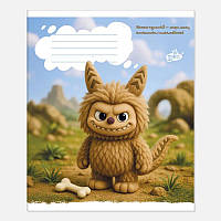 Зошит 24 аркуші в клітку "Лабубу" Бріск