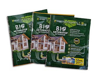 Біоактиватор бактерії в таблетках Expedit для септиків, вигрібних ям і дачних туалетів 25 саше