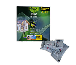 Біоактиватор бактерії в таблетках Expedit для септиків, вигрібних ям і дачних туалетів 12таблеток