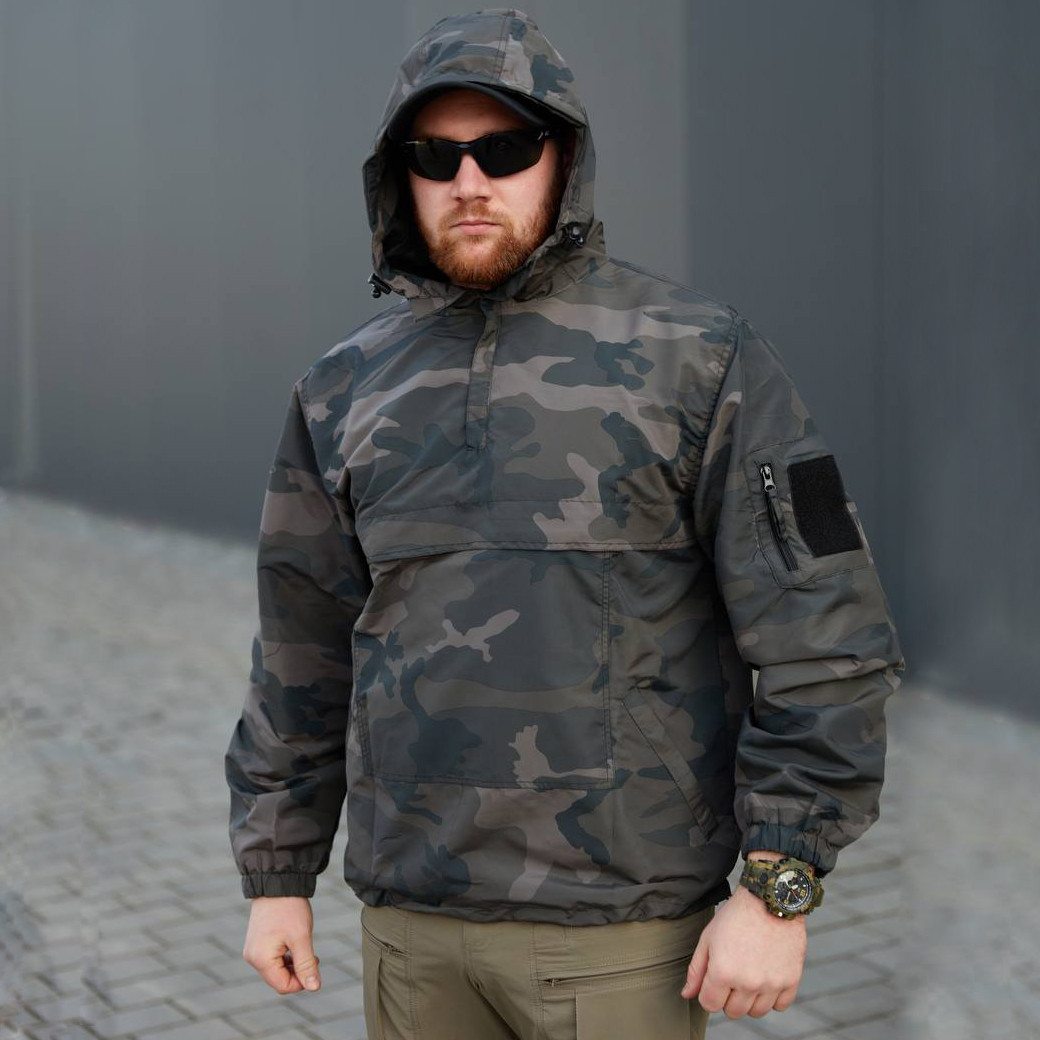 🔥 Куртка-анорак демісезонна "Sturm Mil-Tec Combat Anorak Summer" (Dark Camo) тактична, нгу, зсу, військова, фото 1