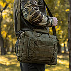 🔥 Сумка для ноутбука "Silver Knight - Notebook" (олива) однолямочный рюкзак, зсу, поліції, нацгвардії, фото 2