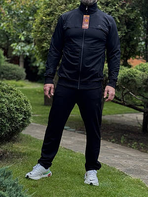 Чоловічий спортивний костюм великих розмірів Lonn, прямі штани ,4XL, Темно-синій