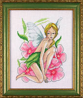 Набор для вышивания крестом ТМ "Леді" Розовая фея 1072