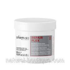 Відновлювальна маска ARKEMUSA REPAIR PLEX з гіалуроновою кислотою для сухого та ламкого волосся 500 мл, фото 1