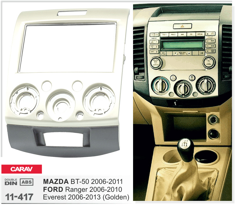 Перехідна рамка Carav Ford Ranger, Everest, Mazda BT-50 Carav (11-417), фото 1