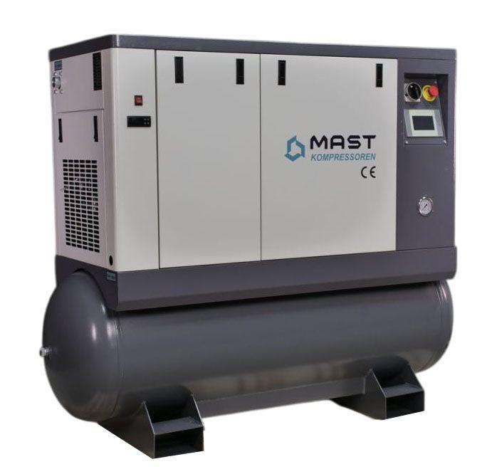 Гвинтовий компресор Mast LZN-8 COMBO inverter (осушувач + ресивер 300 л, двигун на постійних магнітах), фото 1