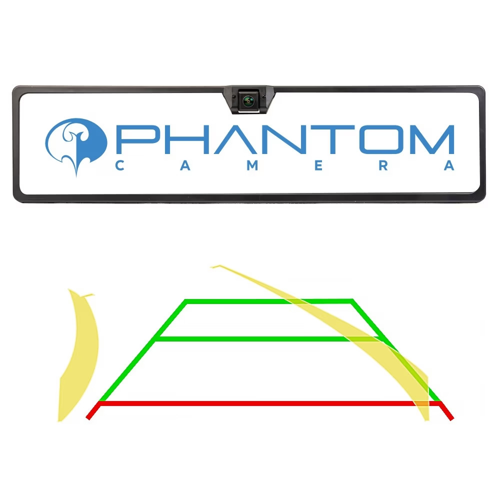 Phantom UF-35DL AHD камера заднього огляду з динамічними паркувальними лініями