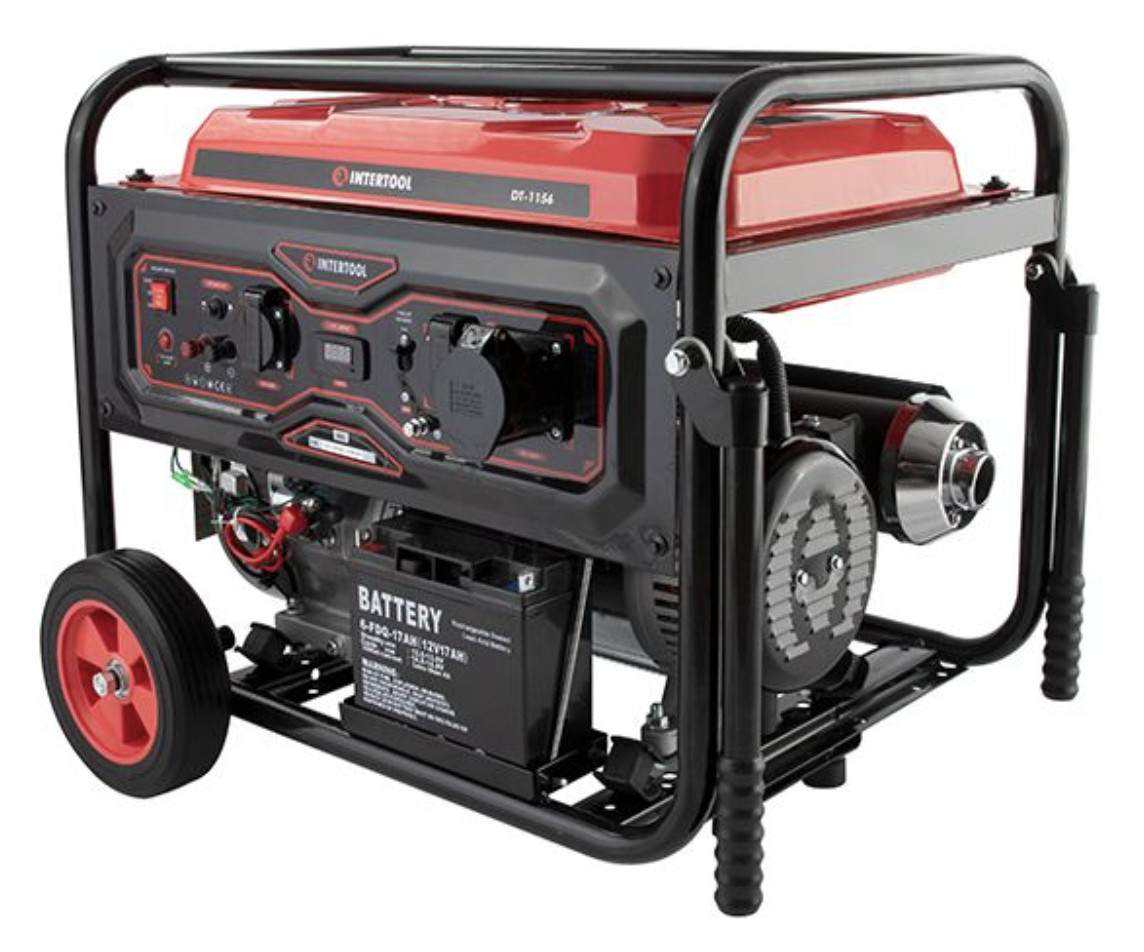 Генератор бензиновий 5/5.5 кВт STORM INTERTOOL DT-1156, фото 1