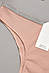 Труси жіночі однотонні пудрового кольору 204820S, фото 3