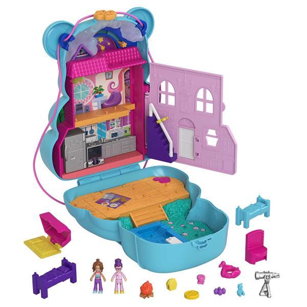 Ігровий набір сумка Polly Pocket Дивовижний світ Ведмедик, фото 1