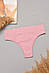 Труси жіночі однотонні рожевого кольору 204852S, фото 2