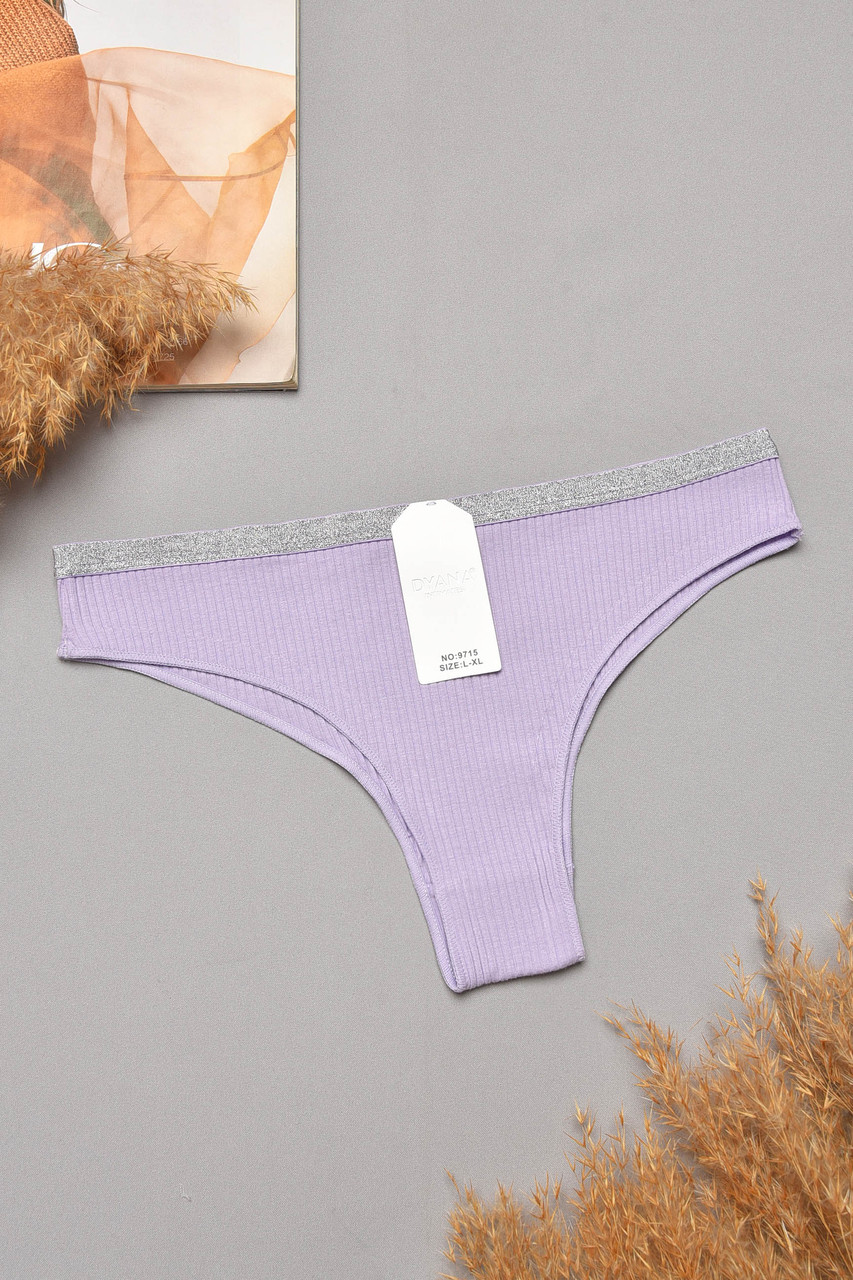 Труси жіночі однотонні бузкового кольору 204854S, фото 1