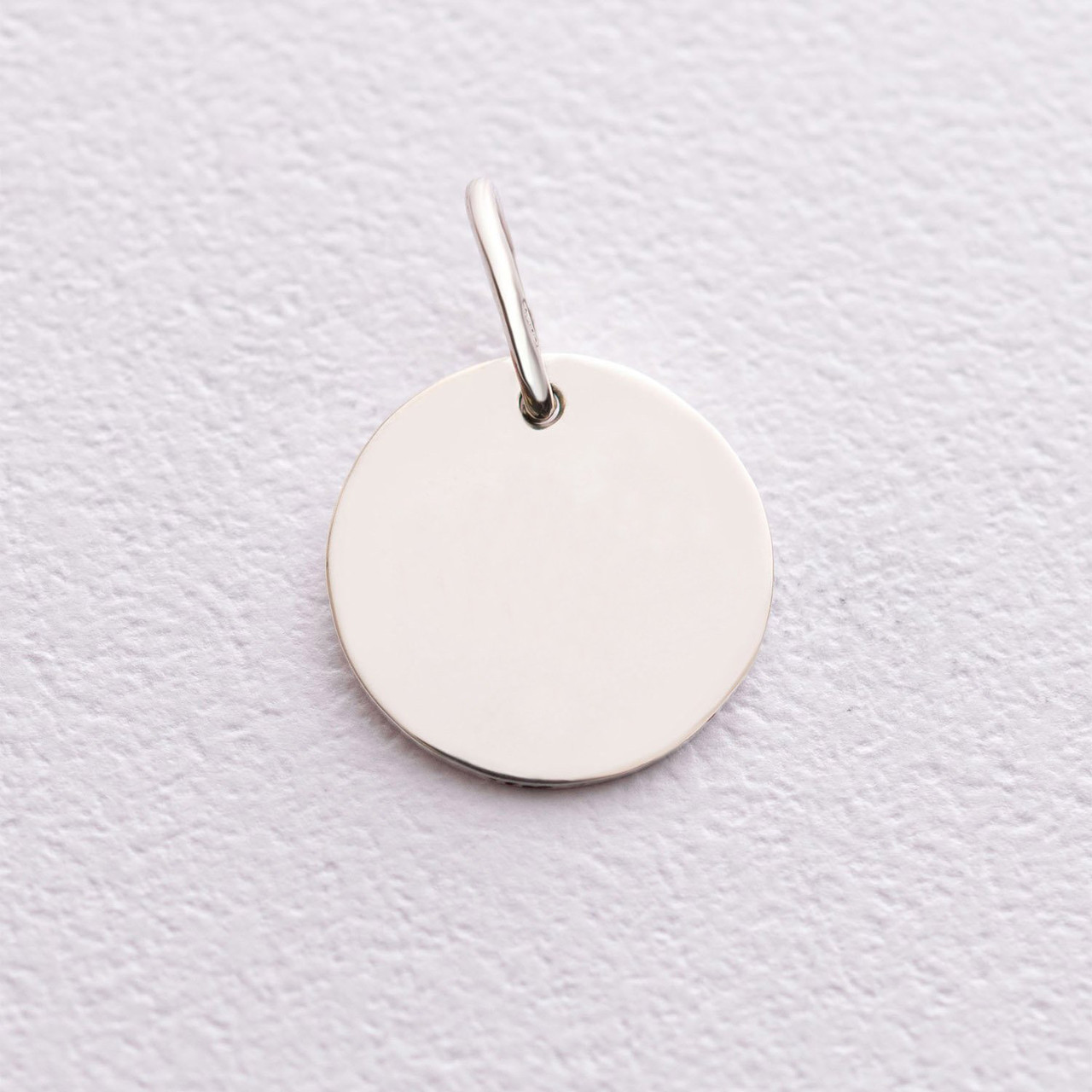 Срібний кулон для гравіювання (17 мм) 132722 LOVE-SHOPE