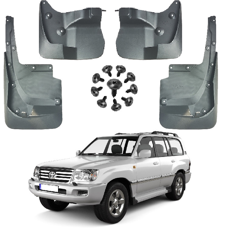 Бризковики для Toyota Land Cruiser FJ 200 2007-2015 З Порогів Комплект 4 шт, фото 1