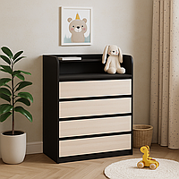 Комод сповивальний Еверест Мікс венге/дуб молочний M_od4 арт топ склад