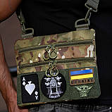 Чоловіча тактична сумка барсетка, Рюкзак чоловічий військовий тактичний, Нагрудна сумка кобура, фото 2