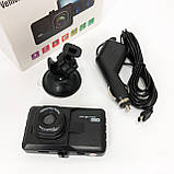 Автомобільний відеореєстратор 626-2, LCD 3", Angel Lens, 1080P Full HD, металевий корпус, фото 10
