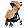 Коляска дитяча прогулянкова Bambi M 4249-2 Beige Matt (розкладена 51*83*105 см, складена 27*51*79 см, колеса: передні 6,5", задні, фото 2