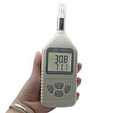 Термогігрометр Benetech GM1360A (Т: від -30 °C до 80 °C: RH: від 0% до 100%), USB-інтерфейс, точка роси, фото 3