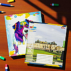 Зошит на 36 аркушів з кольоровою обкладинкою в лінію "Мрії" "mix" Упаковка 16 шт., фото 3