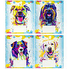 Зошит на 36 аркушів з кольоровою обкладинкою в лінію "Мрії" "mix" Упаковка 16 шт., фото 5