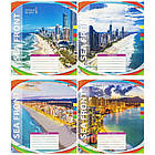 Зошит на 36 аркушів з кольоровою обкладинкою в лінію "Мрії" "mix" Упаковка 16 шт., фото 8