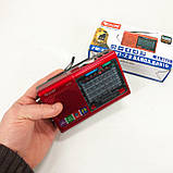 Портативна стовпчик радіо MP3 USB Golon RX-6622. Колір: червоний, фото 3