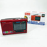 Портативна стовпчик радіо MP3 USB Golon RX-6622. Колір: червоний, фото 5
