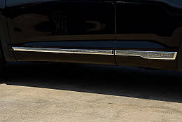 Хром молдинги на двері для Toyota Highlander 2013-2019 ABS-пластик