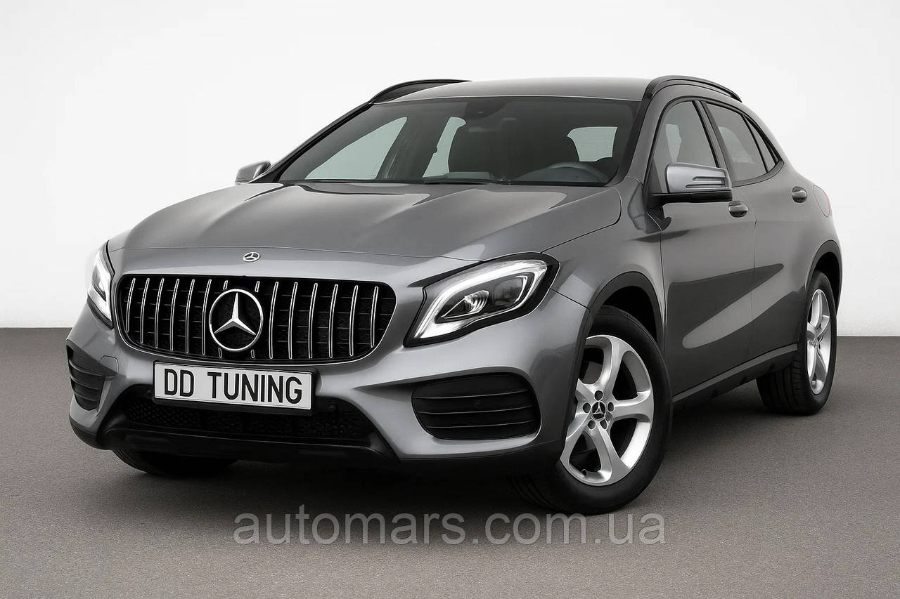 Передня решітка GT Panamericana (2014-2016) для Mercedes GLA X156 рр, фото 1