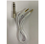 Кліп-корд RCA і перехідник Jack 6.3 mm для тату-машинки, фото 2