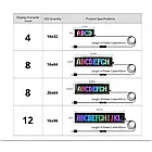 Світлодіодна стрічка для авто LED EYES 16×64 RGB 92×374 мм з Bluetooth керуванням, фото 9